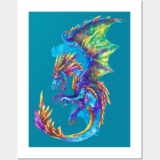 Dragon Wall Art by August